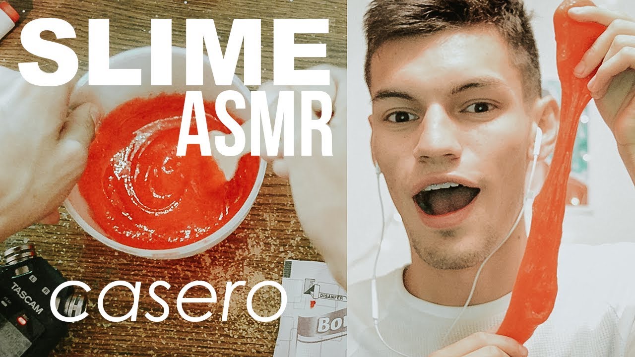 ASMR Hice Slime (Sonidos con Slime) vídeo satisfactorio - ASMR Español