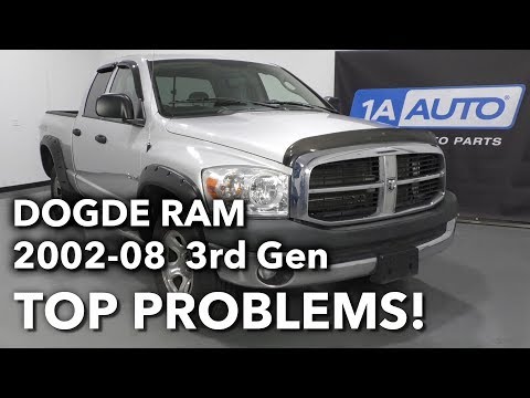 Topp 5 problem med Dodge Ram Truck 3:e generationen 2002-08