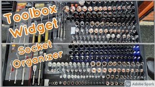 Amazing New Socket Organizer from Toolbox Widget Save alot of space.