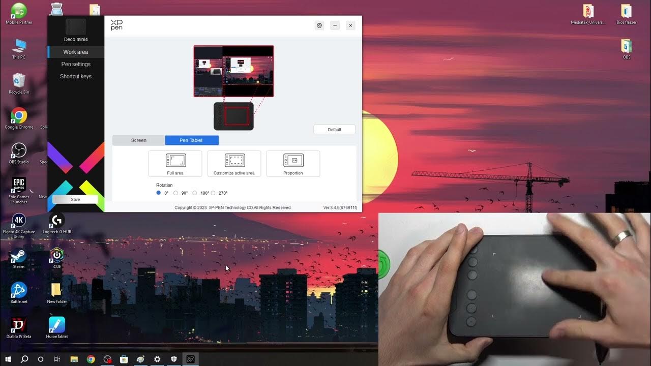 How to use XP Pen Deco Mini 4 XP Pen Deco Mini 4 Graphics Tablet Complete user guide YouTube