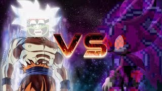 Mastered Ultra Instinct Goku Vs Dark Super Sonic Alternate Ending