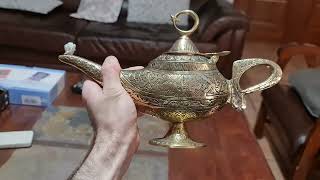Walt Disney'S Aladdin (1992) Genie Lamp Replica New