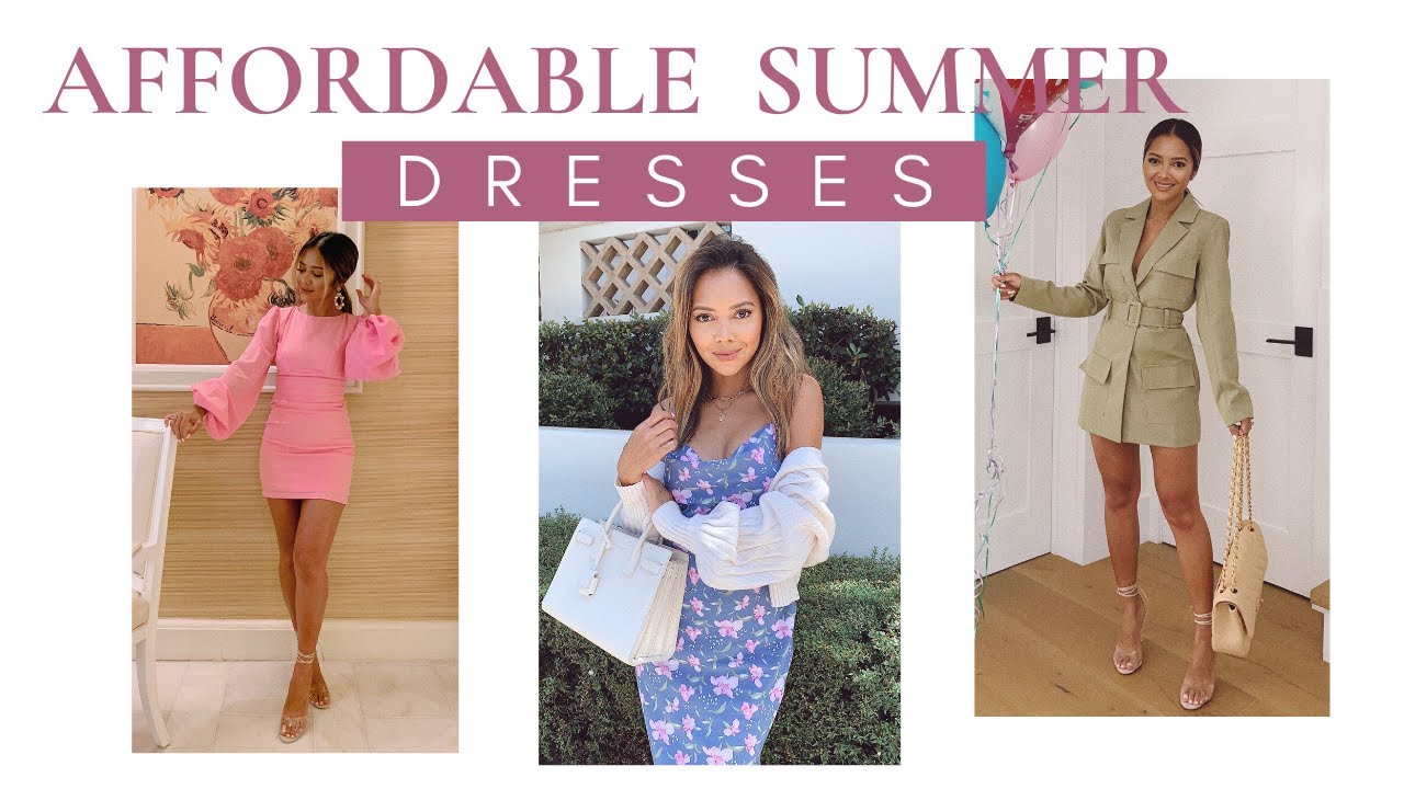 Affordable Summer Dresses & Outfits - YouTube