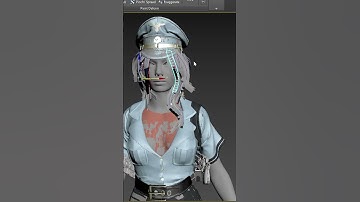 #Realtime character hair created using hair cards #unrealengine5