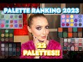 Ranking all the palettes i used in 2023