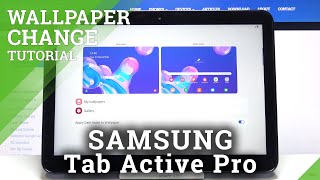 How to Change Wallpaper on SAMSUNG Galaxy Tab Active Pro – Update Main Screen Look screenshot 3