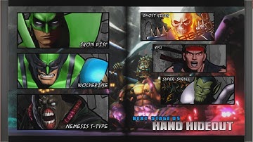 UMVC3 - ARCADE MODE - IRON FIST/WOLVERINE/NEMESIS!