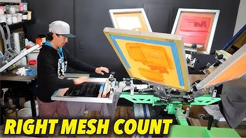 What Mesh Count Screen Should You Get? The Graffix Shack
