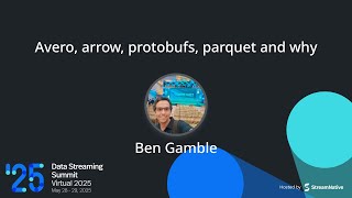 Avro, arrow, protobuf, parquet and why
