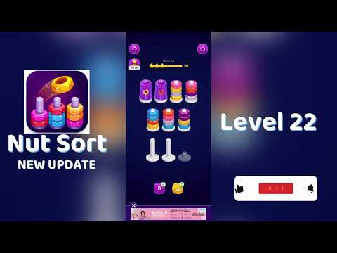 Nut Sort Level 22 preview