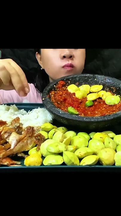 IKAN ASIN SAMBEL LALAPAN JENGKOL MUDA ‼️ UDAH GITU AJA NIKMAT BENER #mukbang