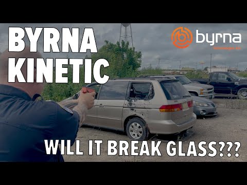 Byrna Kinetic Projectiles: Will they break glass???