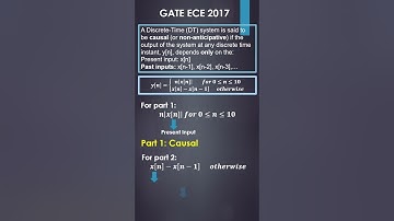 13 GATE Questions on Signals and Systems #gate2026 #gateee #gateece #shortsfeed #shorts #signals