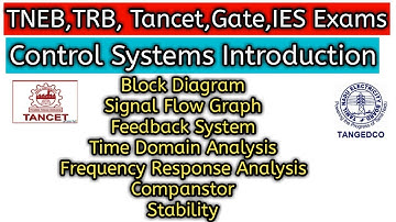 Control Systems Introduction for Tneb,Trb,Tancet,Gate,IES Exam