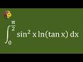Method 3: A Beta‑Function Approach to Log‑Trigonometric Integrals
