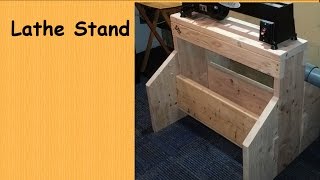 Midi lathe stand design design found on IAP. Video shows beginning of lathe stand, before I ran out of batteries. Built this on MLK ...