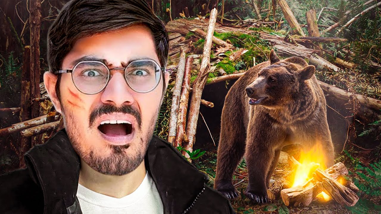 24 Hours In Jungle Challenge Will I Survive - YouTube