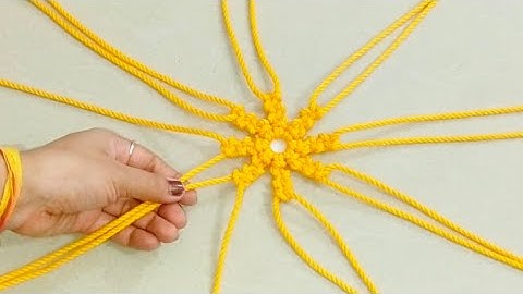 Amazing Macrame Snowflake - Simple Macrame Christmas ornament tutorial -  Macrame