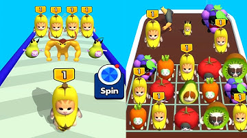 Epic Banana Run: Merge Master Max Level Gameplay