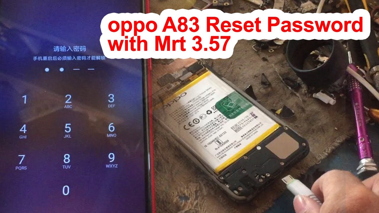oppo A83 reset password by MRT 3.57