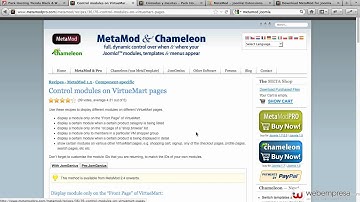Mostrar Módulos de acuerdo a una Categoría en Virtuemart