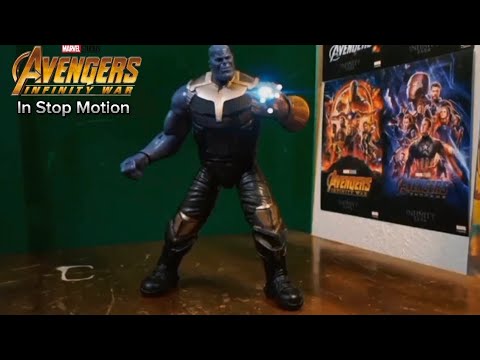 Avengers Infinity War Thanos Vs Dr Strange In Stop Motion - YouTube