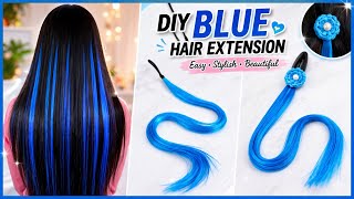 Hair Highlights msking|How to Make Hair Extensions at Home|Hair Streak |Handmade Hair Accessory