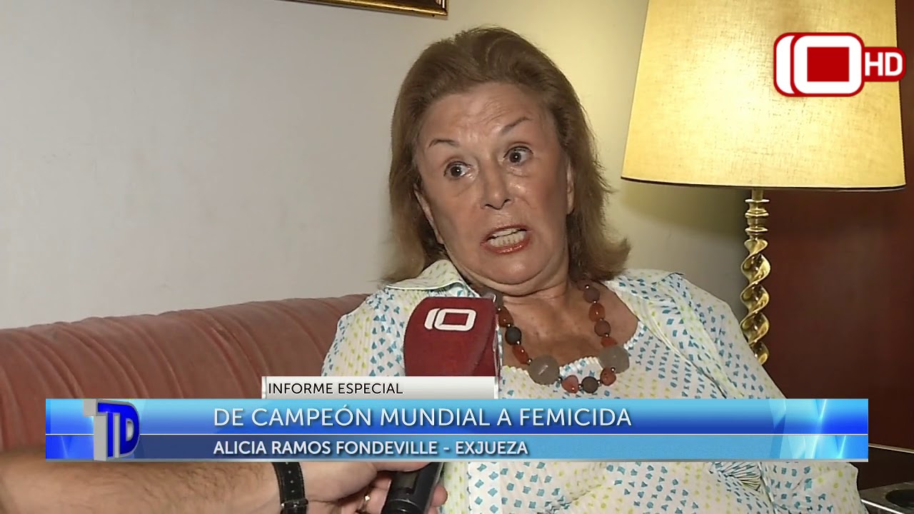 Telediario | De Campeón mundial a femicida: Nota con Alicia Ramos Fondeville, exjueza