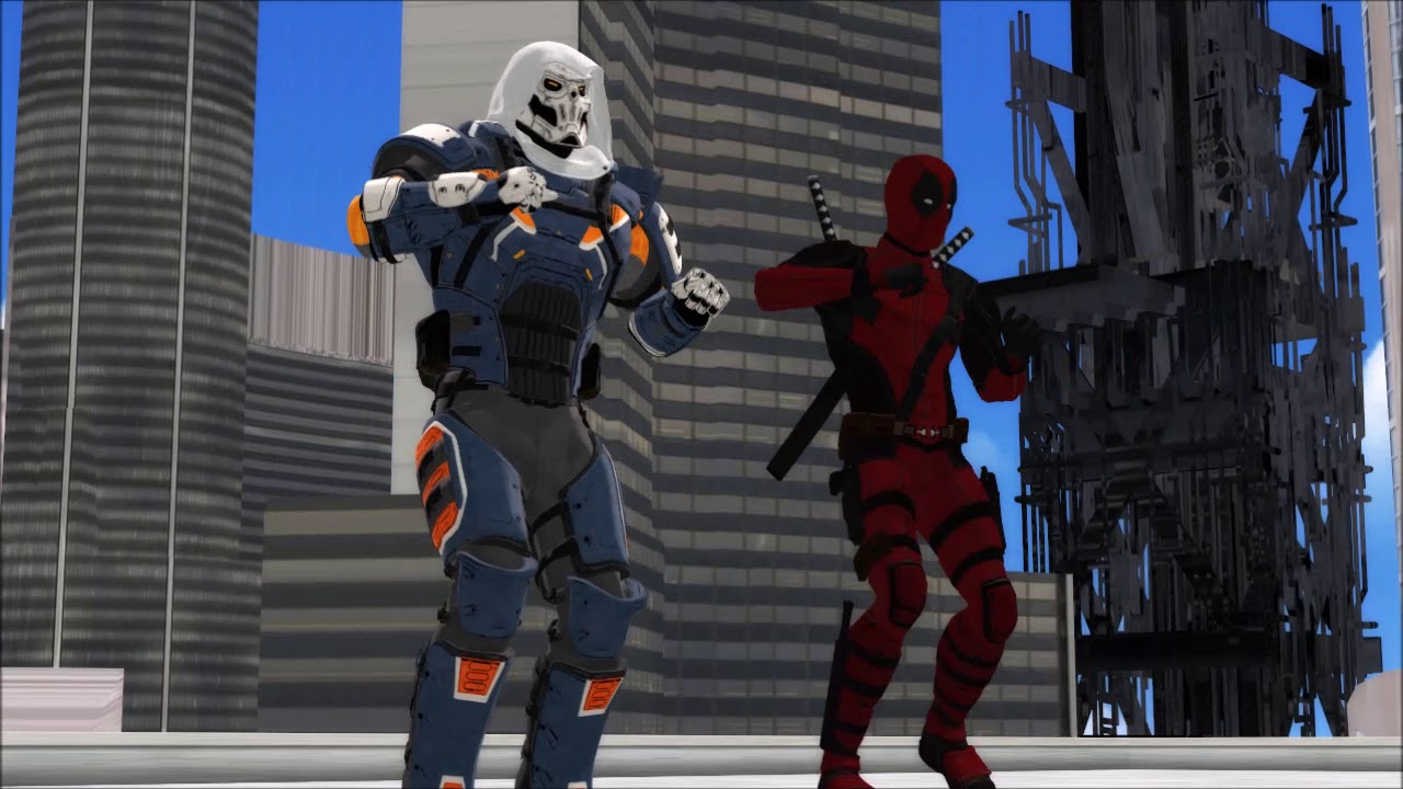 [MMD] Glide-Deadpool and Taskmaster - YouTube