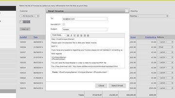 Arithmo Accounting Software - How do I email an invoice?