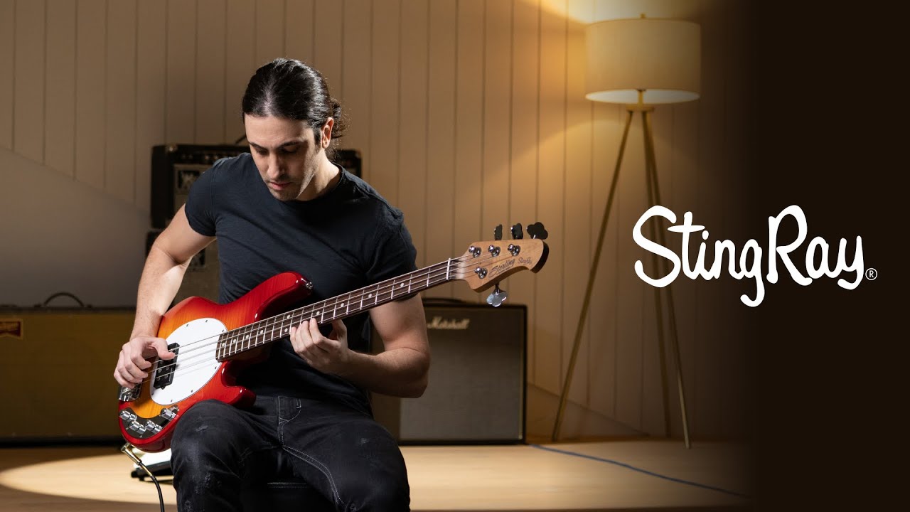 Sterling by Music Man StingRay Ray34 Demo ft Marcelo Feldman   RAY34