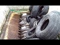 Shredder Machine Motorcycles & Bicycles, Tire ....  Machines Destroys Everything! Awesome Video !!!