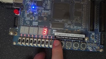 [Verilog] 7-Segment, 3bit count