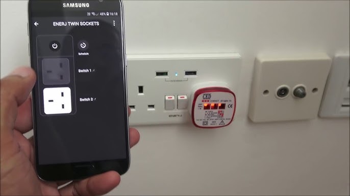 WiFi Smart Plugs, Smart WiFi Plug with Energy Monitor - Ener-J