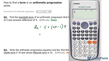 Finding the Terms of an Arithmetic Sequence (Part 1)