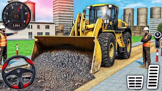 Road Builder Construction JCB 3D - City Highway Excavator Simulator - Android Gameplay screenshot 3