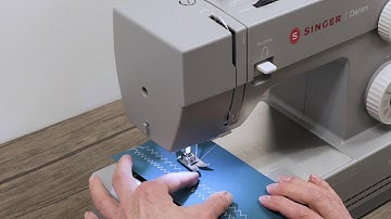 Get Started with the SINGER® Denim Sewing Machine - Selecting Stitches & Stitch Settings