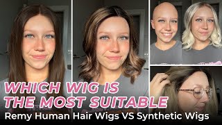 Information Human Hair or Synthetic Wig Try-On & Honest Comparison! | UniWigs Update