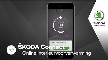ŠKODA Connect - Online interieurvoorverwarming