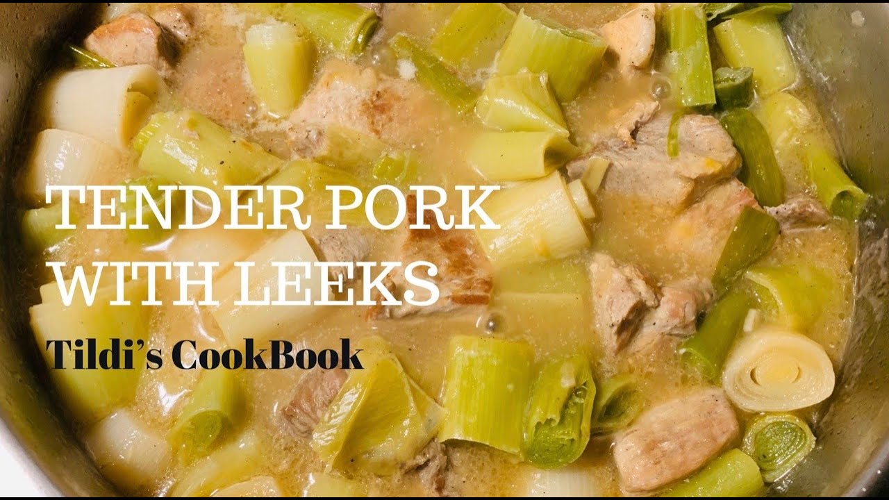 Tender PORK with LEEKS! Traditional Delicious GREEK Dish! / Χοιρινό με Πράσσα - Λιχουδιά! #22