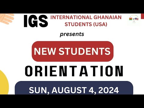 New Students Orientation