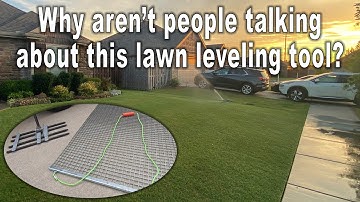 No one is talking about this lawn leveling tool! They