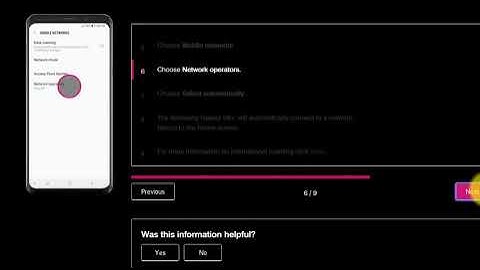 Samsung Galaxy S9 Plus Automatic network selection