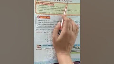 Class 4 Maths Chapter 3 Addition And Subtraction