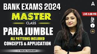 Para Jumbles in English with Tricks | English for Bank Exams 2024 By Kinjal Mam