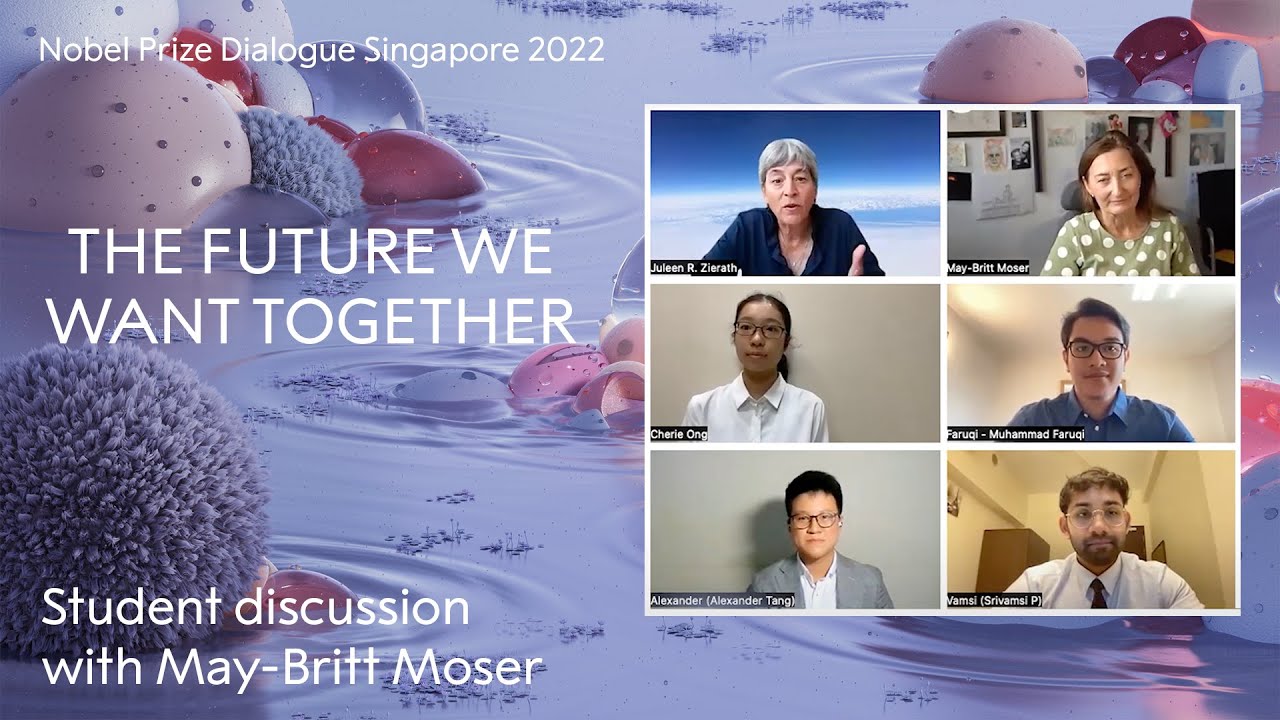 Student discussion with May-Britt Moser, Nobel Prize in Physiology or ...