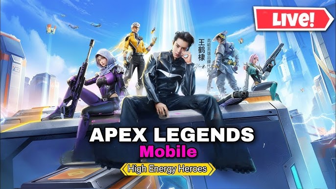 O APEX LEGENDS MOBILE VOLTOU! 🔥 HIGH ENERGY HEROES AO VIVO! 🔥 SE