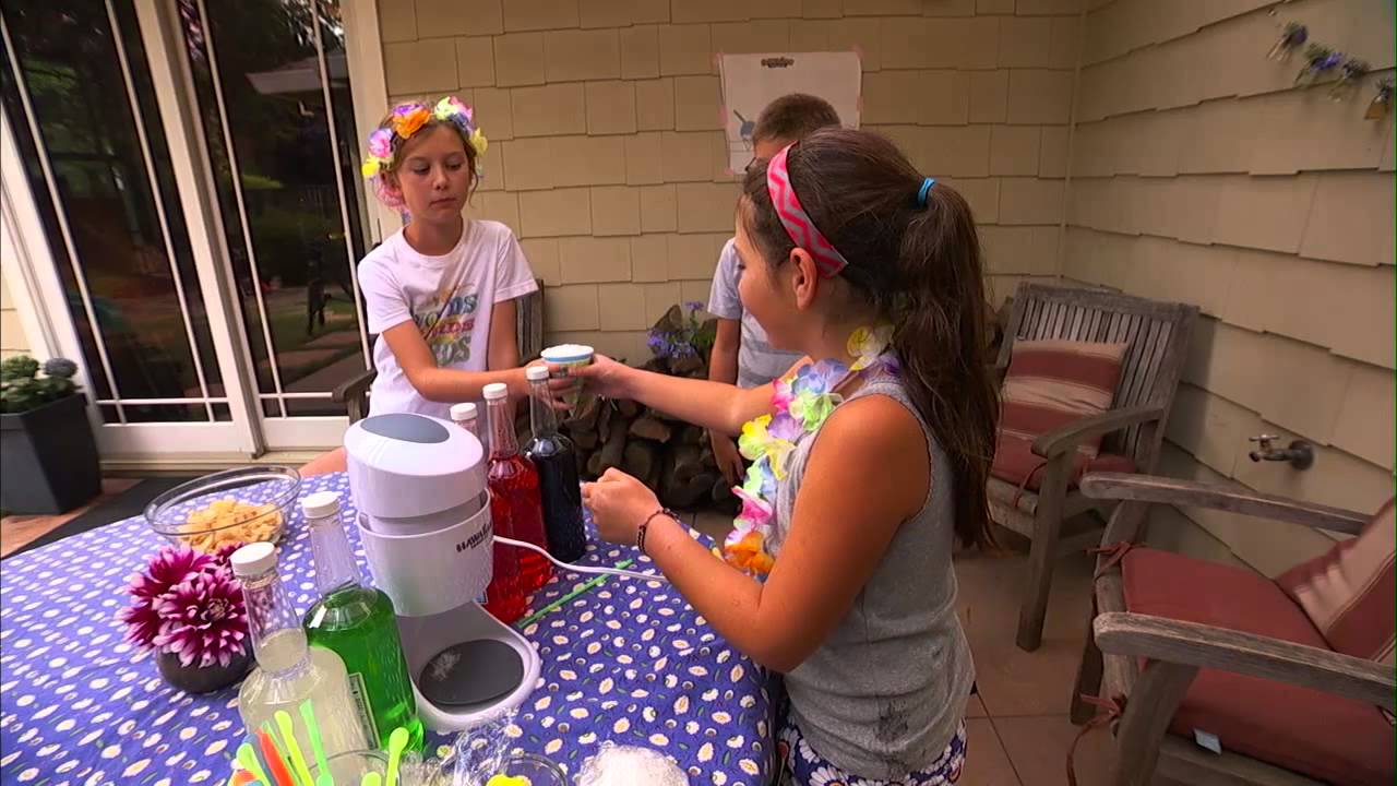 Hawaiian Shaved Ice Party for Kids YouTube