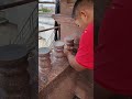 Stone Grail Wall Making Process - Good tools and machinery make work easy