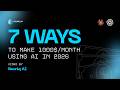 7 Ways To Make $1000 A Month Using AI | Neuriq AI